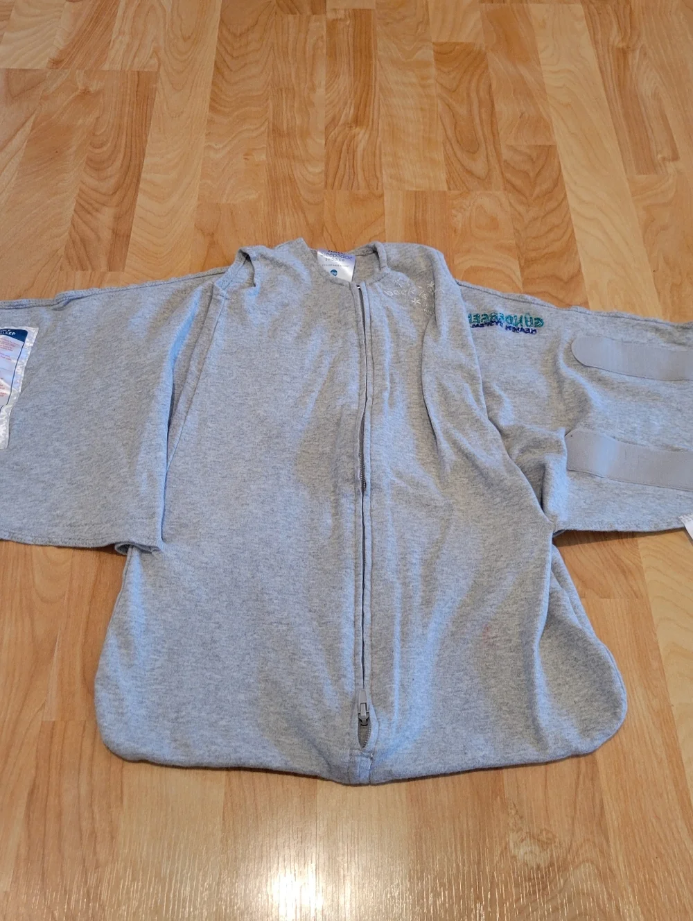 Halo Sleep Sack Swaddle Cotton Grey Newborn Size 0-3 Months